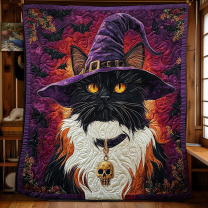Wizard Black Cat WY0801081CL Quilt Blanket