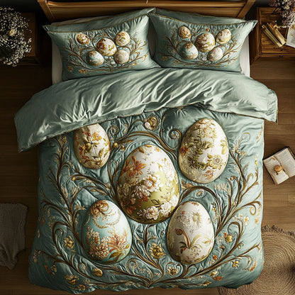 Blooming Easter WY0803058CL Quilted Bedding Set