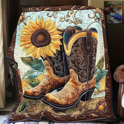 Cowboy Boots WX2301007CL Quilt Blanket
