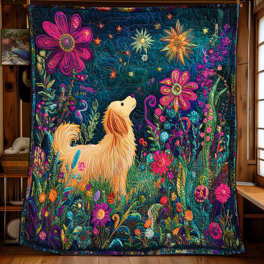 Enchanted Dog XB1203025CL Quilt Blanket