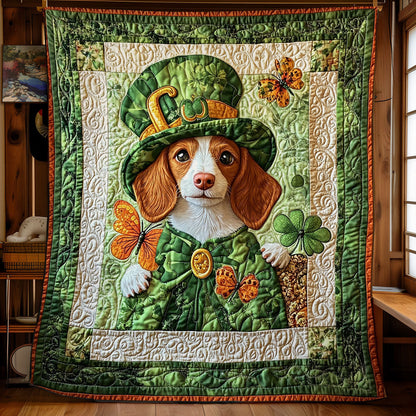 Dachshund In Patrick WY1002045CL Quilt Blanket