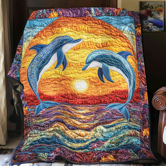Dolphin WX1601028CL Quilt Blanket