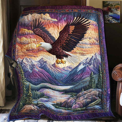 Twilight Eagle Harmony CW1407047CL Quilt Blanket
