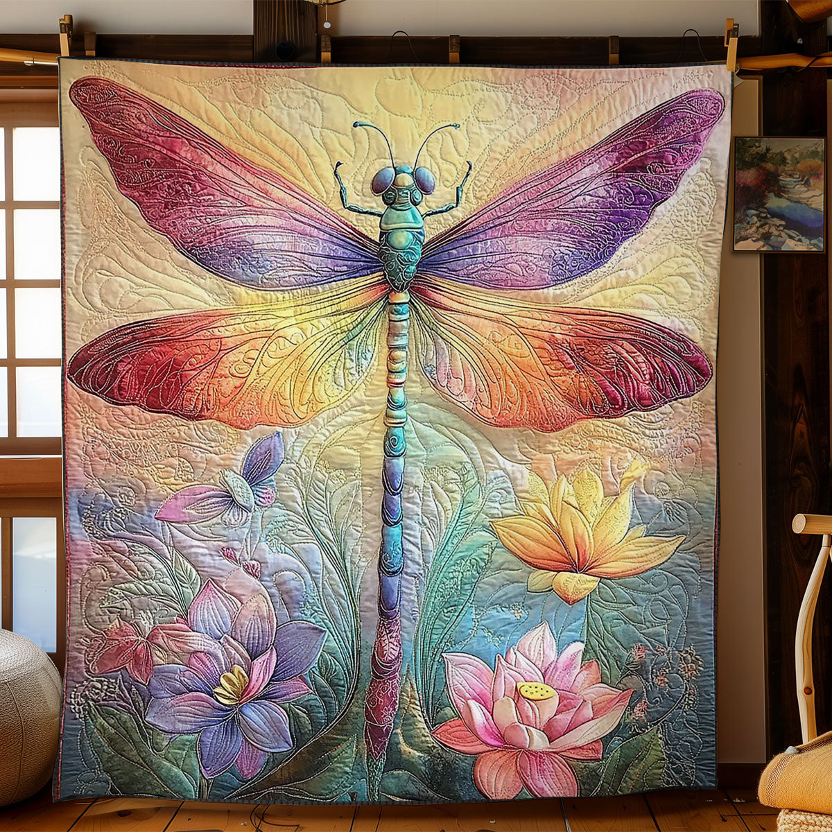 Dragonfly Dream CW2504036CL Quilt Blanket