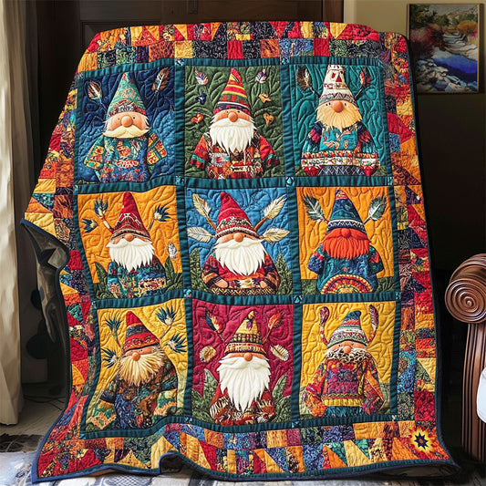 Aboriginal Gnome WY2312001CL Quilt Blanket