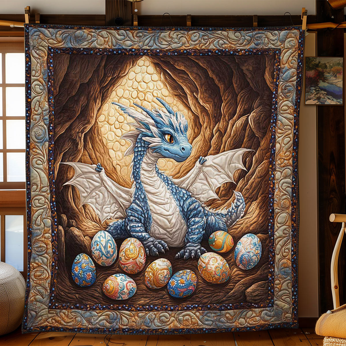 Dragon? Festive Hoard WN1501032CL Quilt Blanket