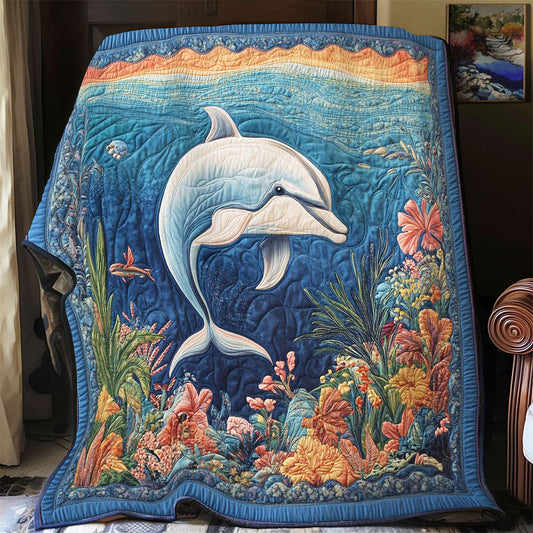 Dolphin WX0901028CL Quilt Blanket