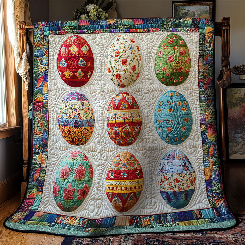 Easter Egg Color WT1901008CL Quilt Blanket