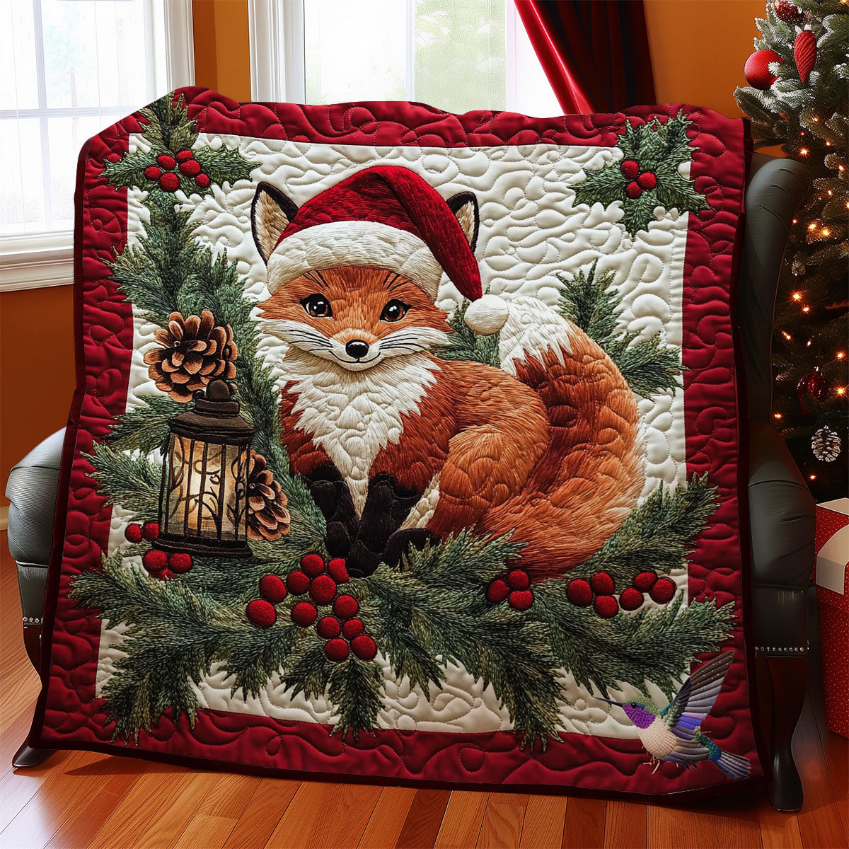Christmas Of Fox WY0512026CL Quilt Blanket