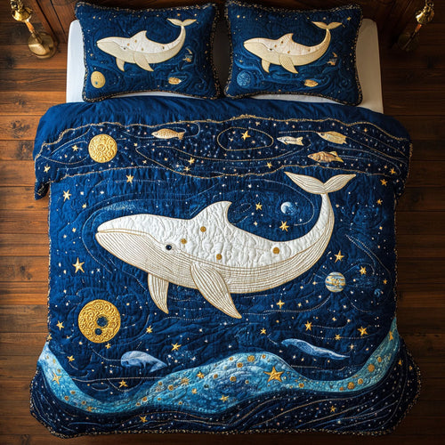 Mystic Whale In Sky WY1802071CL Quilted Bedding Set