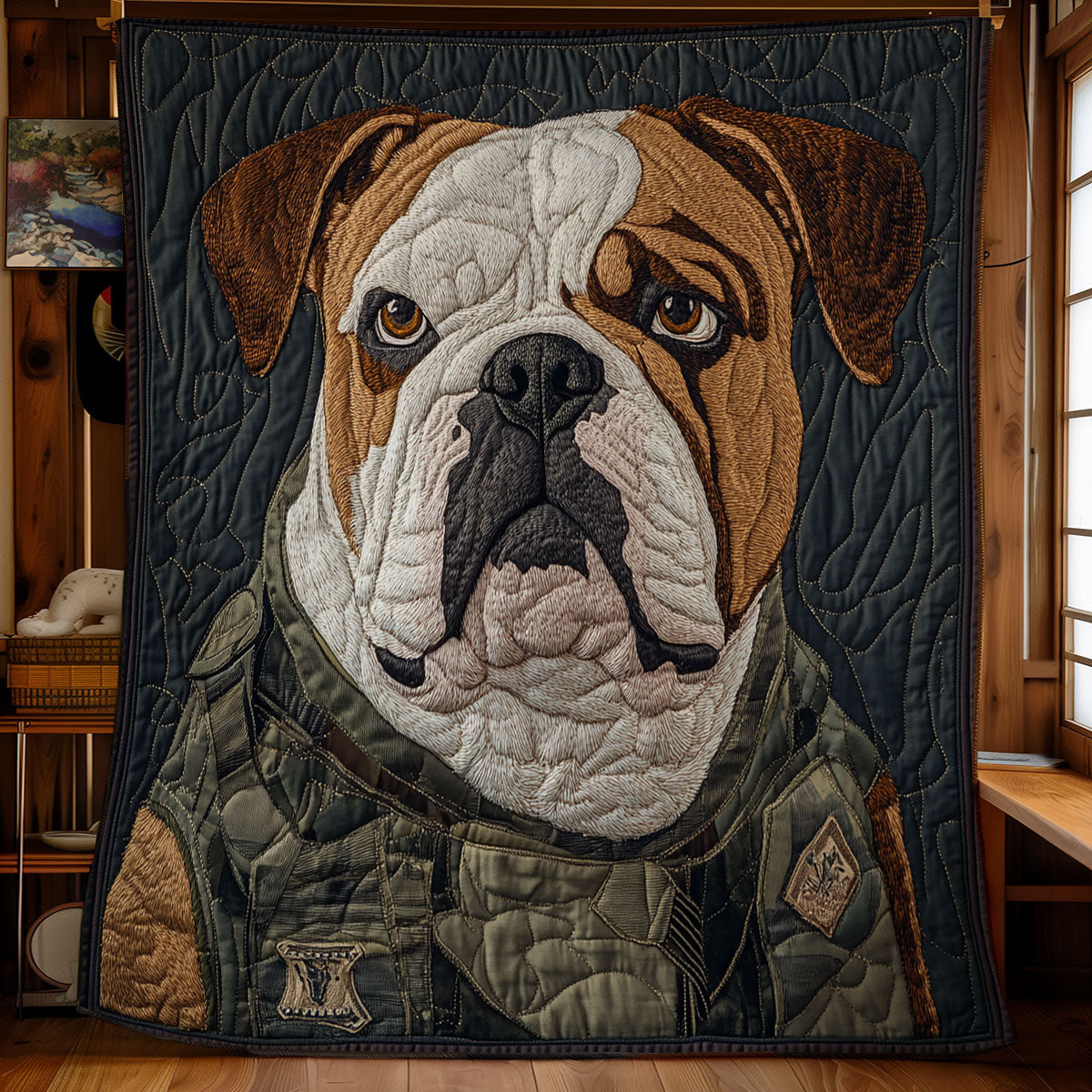 Gentleman Pug WX3112018CL Quilt Blanket