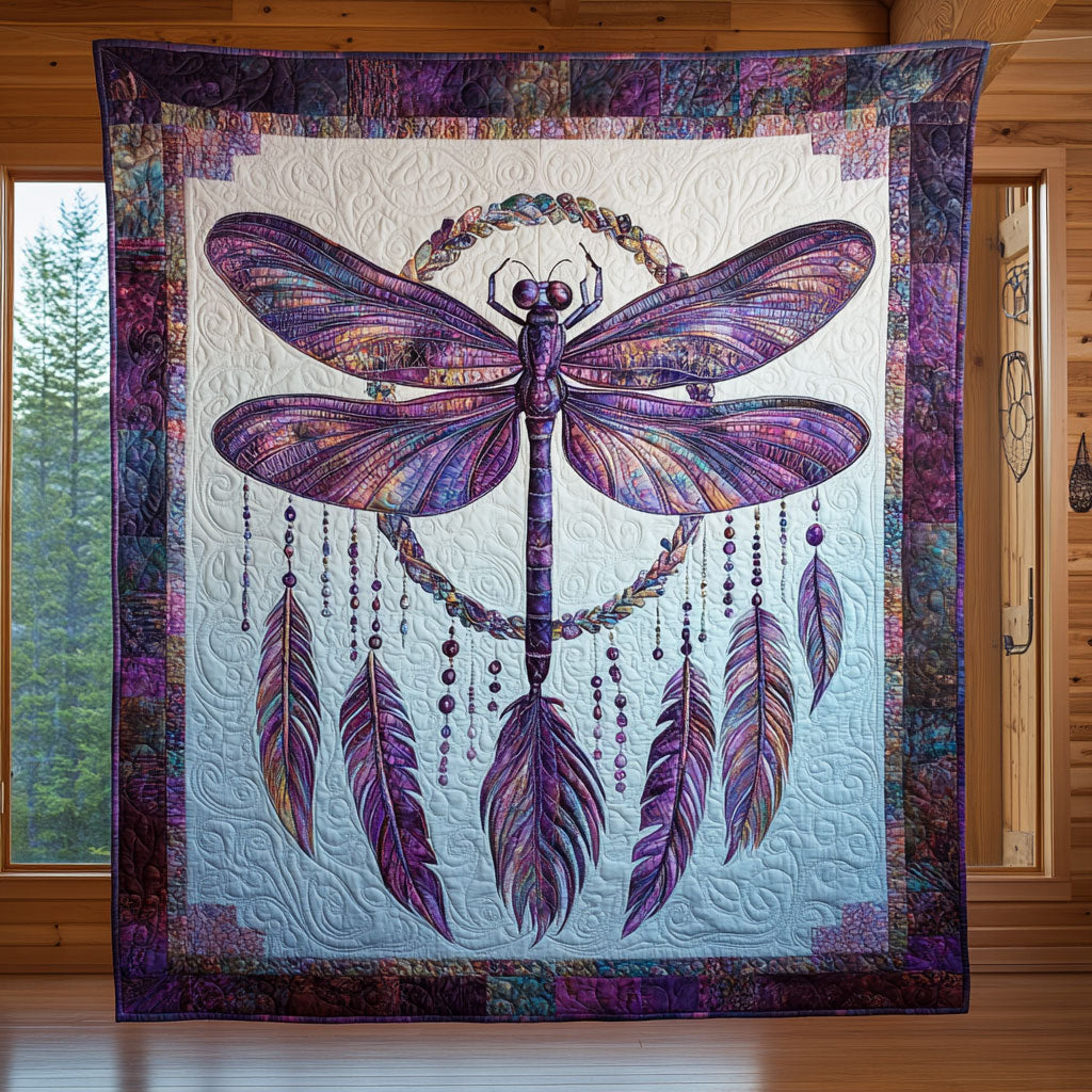 Dragonfly Mystic Wings CW0210033CL Quilt Blanket