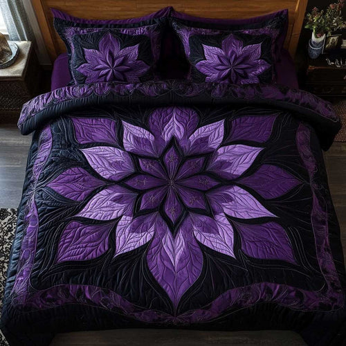 Velvet Flower WN1702035CL Quilted Bedding Set