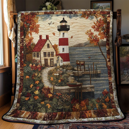 Golden Lighthouse WN0502017CL Quilt Blanket