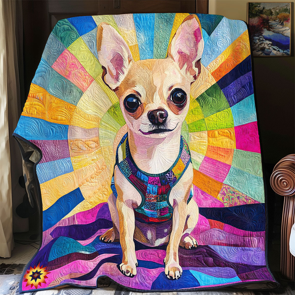 Chihuahua WY2511023CL Quilt Blanket