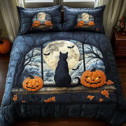 Eclipse Cat WN1302014CL Quilted Bedding Set