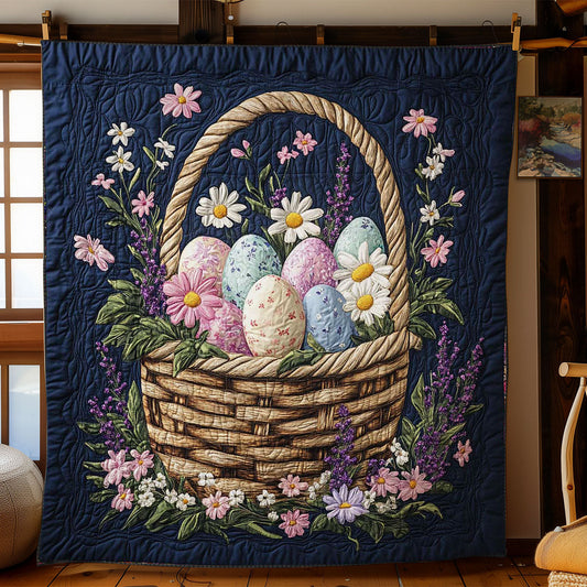 Easter Meadow Baskets WN1501018CL Quilt Blanket