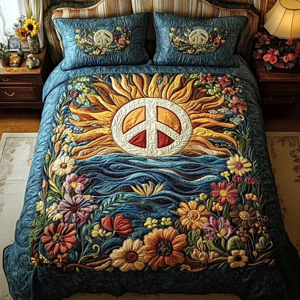 Horizon Of Peace WN1202046CL Quilted Bedding Set