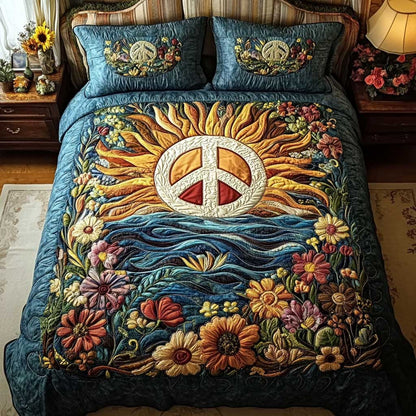 Horizon Of Peace WN1202046CL Quilted Bedding Set