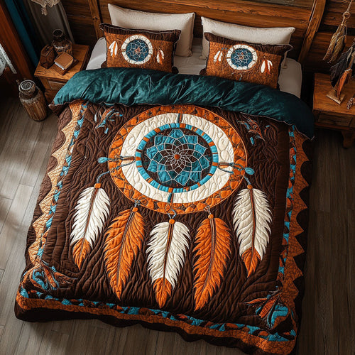 Dreamcatcher Native American WX2702029CL Quilted Bedding Set