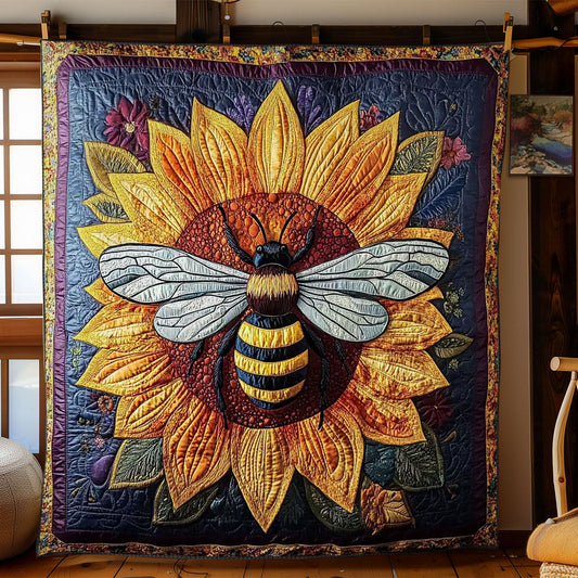 Sunlit Bee WN1202022CL Quilt Blanket