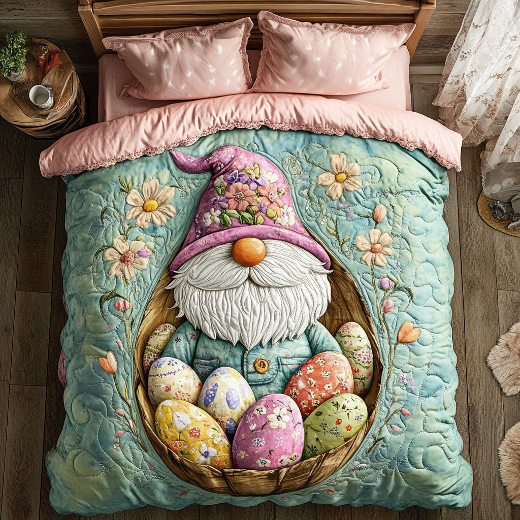 Gnome In Easter Egg WY2901063CL Duvet Cover Set
