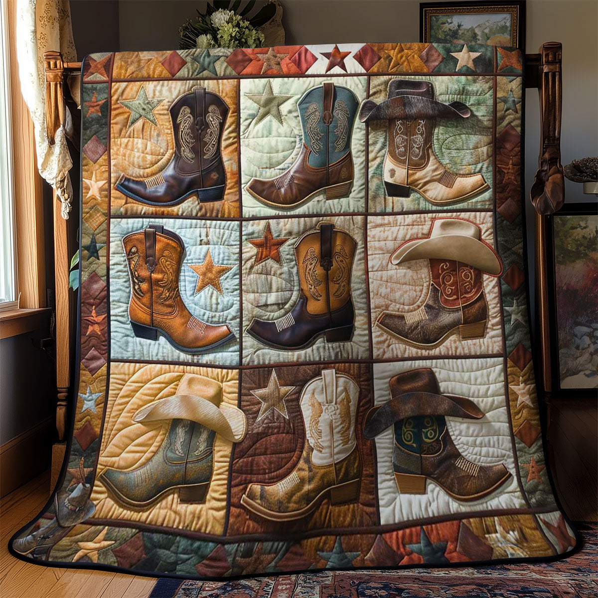 Cowboy Spirit WN3110031CL Quilt Blanket
