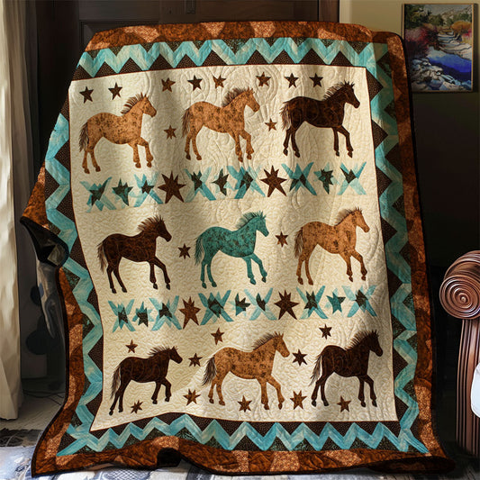 Native Horse WJ0302020CL Quilt Blanket