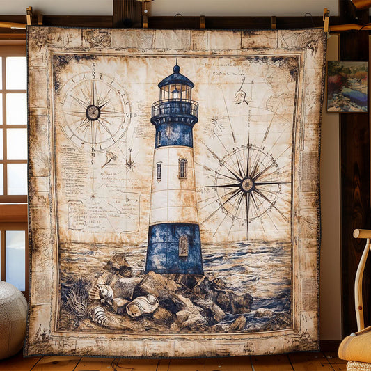 Mystic Lighthouse WN0502025CL Quilt Blanket