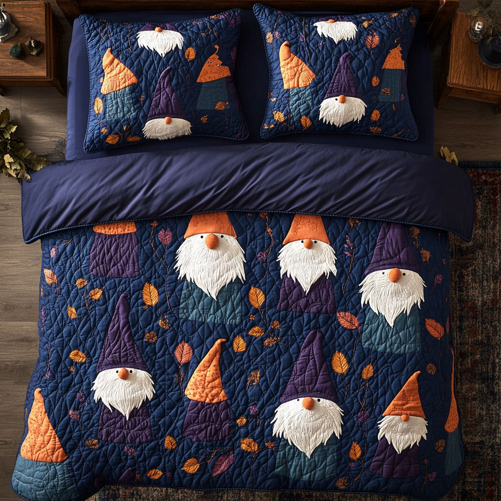 Gnomes WY1402064CL Quilted Bedding Set
