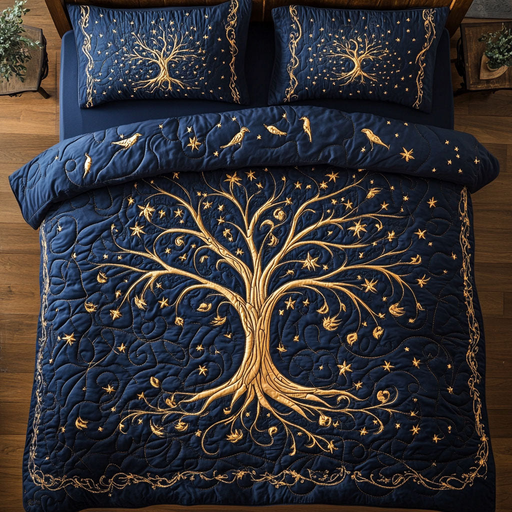 Gold Tree WY1902011CL Quilted Bedding Set