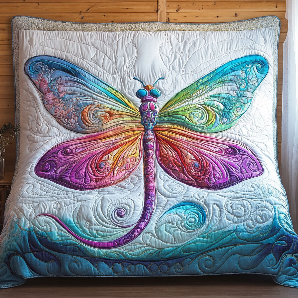 Majestic Dragonfly CW0606014CL Quilt Blanket