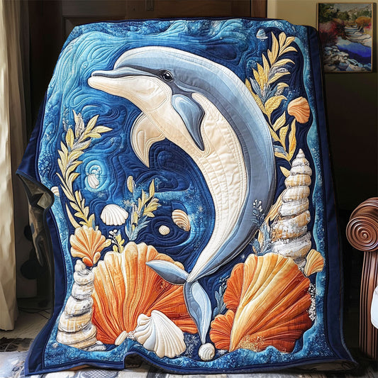 Dolphin WX2101016CL Quilt Blanket