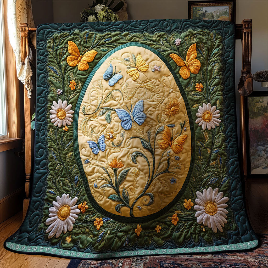 Golden Easter Egg WT1901007CL Quilt Blanket