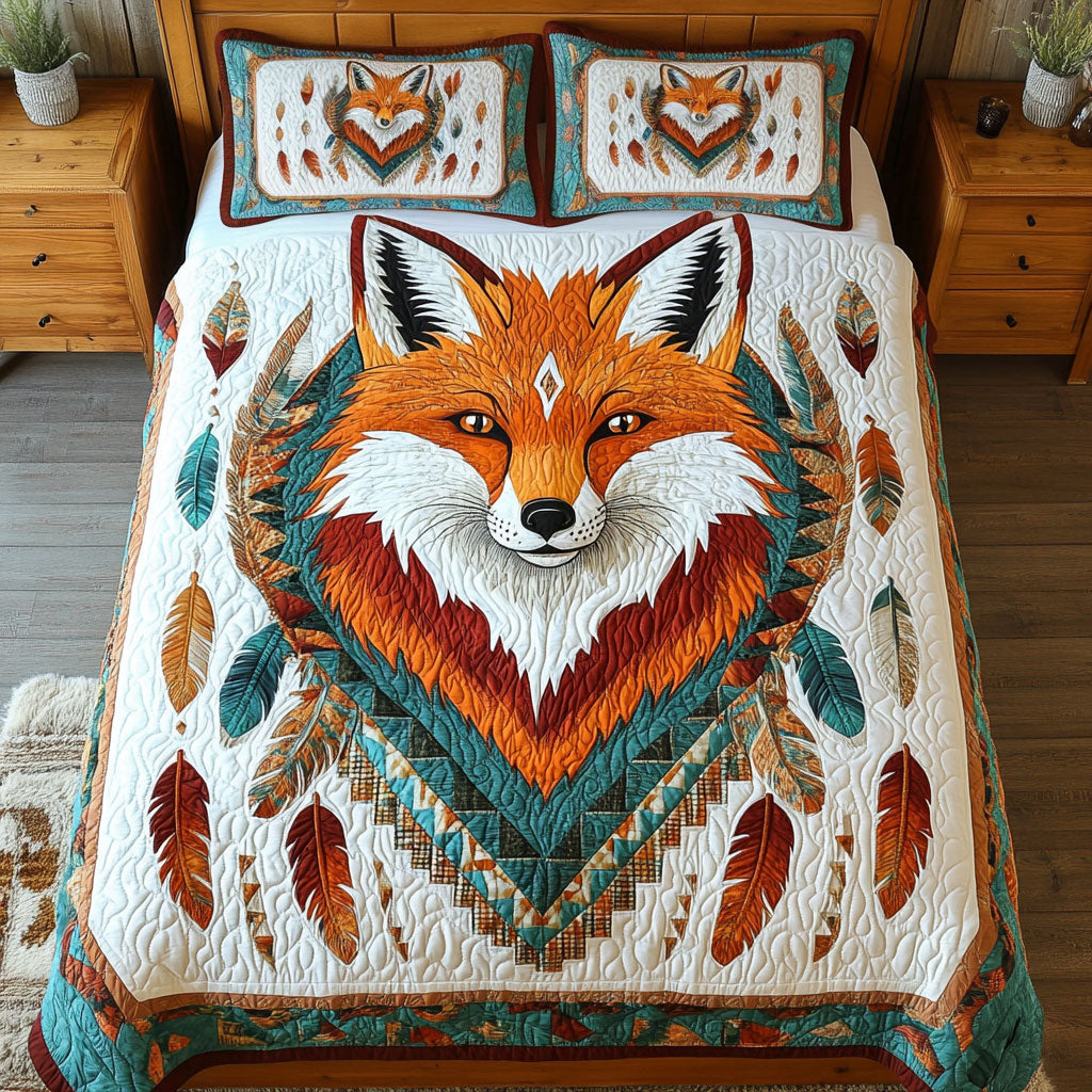 Native American Fox WY0502099CL Duvet Cover Set
