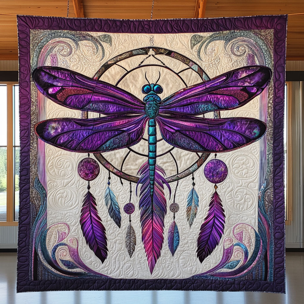 Dragonfly Dreamcatcher Spirit CW0210030CL Quilt Blanket