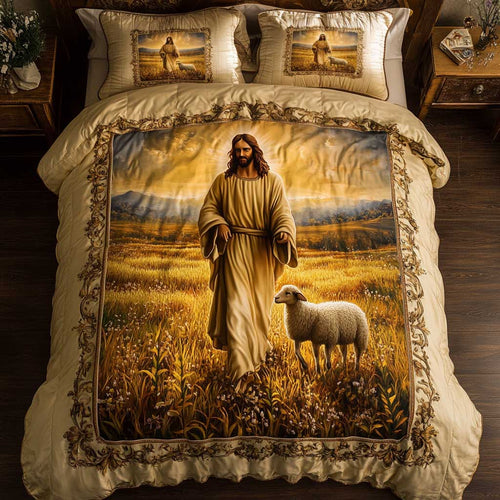 Christianity Sacred Journey WN0603076CL Quilted Bedding Set