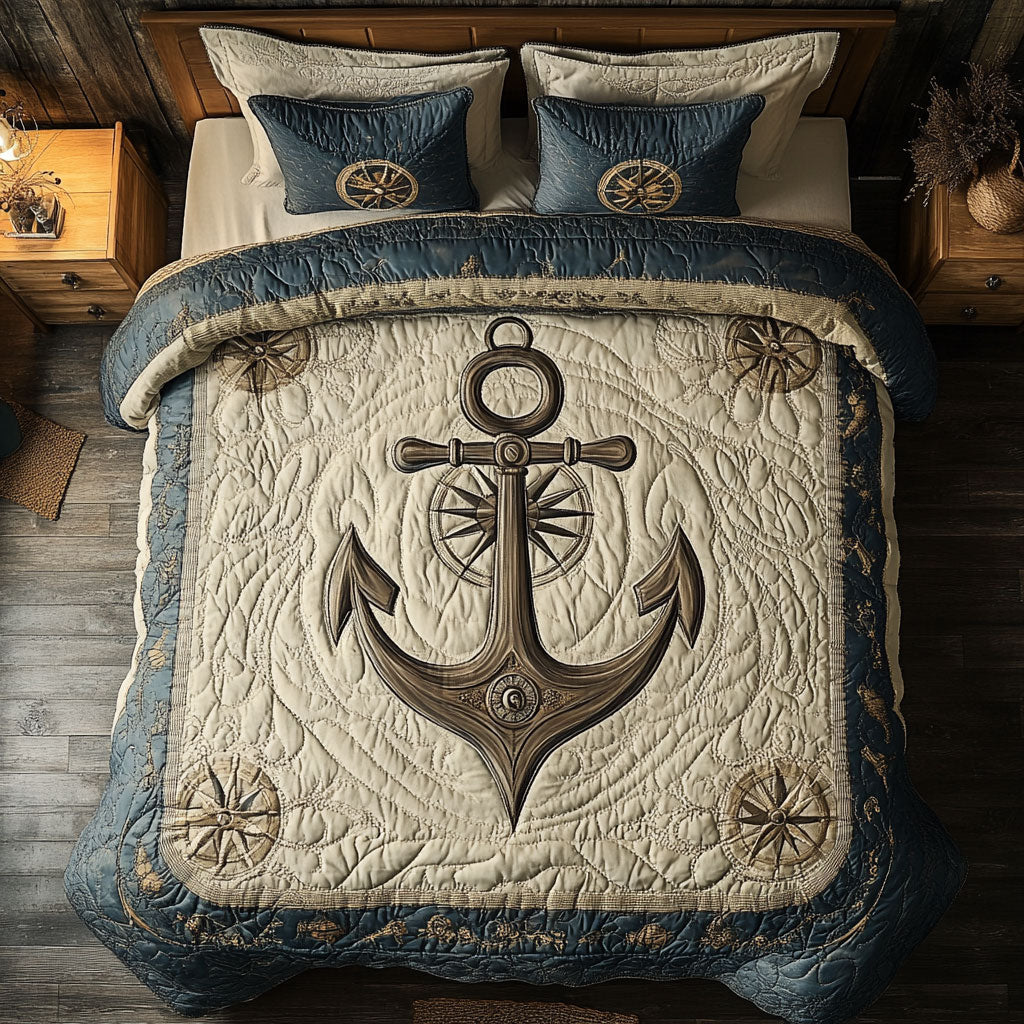 Anchor WX1302409CL Quilted Bedding Set