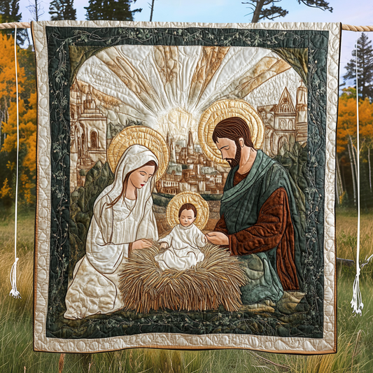 Bethlehem Blessing Quilt Blanket NCU0VH104
