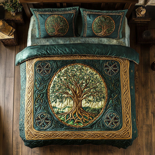 Celtic Tree Of Life WX1302425CL Quilted Bedding Set