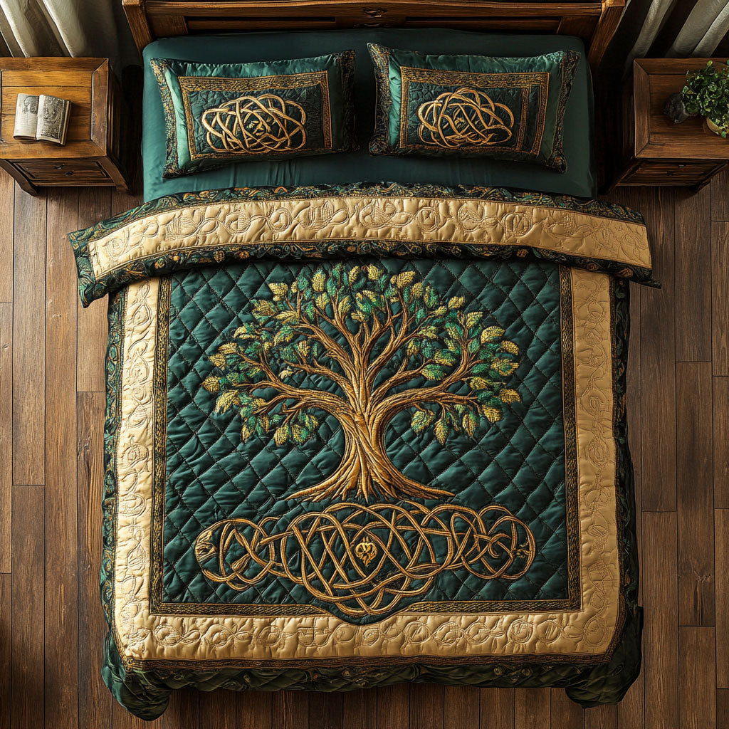 Celtic Tree Of Life WX1302426CL Quilted Bedding Set