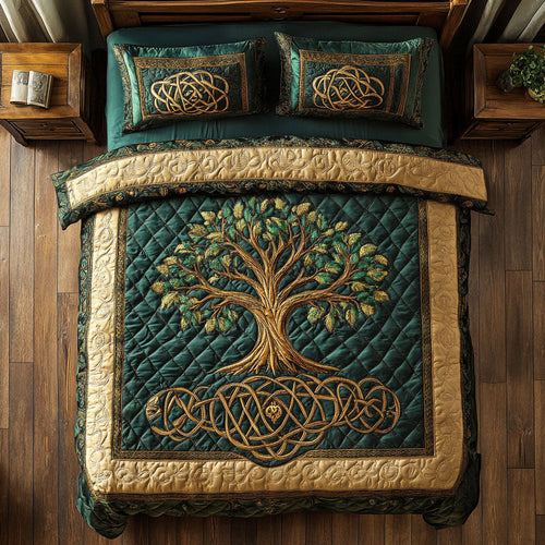 Celtic Tree Of Life WX1302426CL Quilted Bedding Set