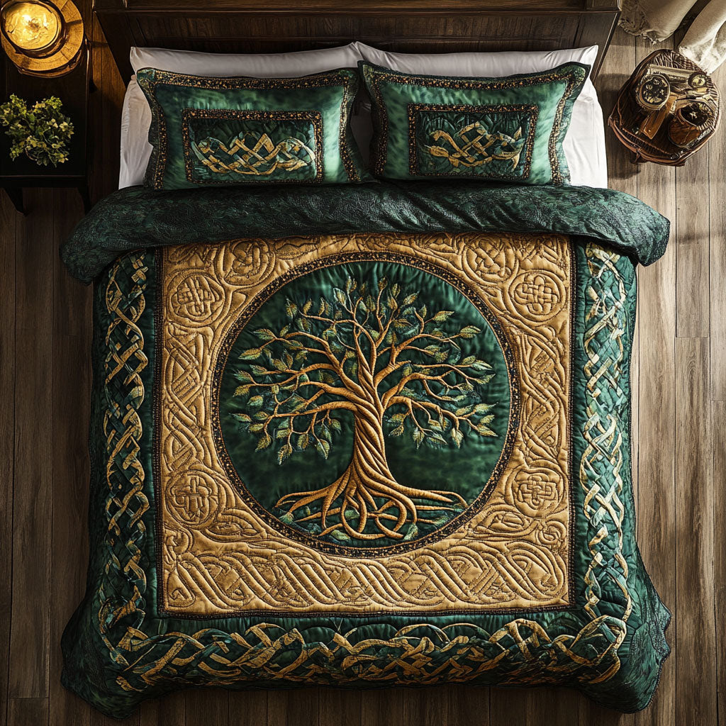 Celtic Tree Of Life WX1302427CL Quilted Bedding Set