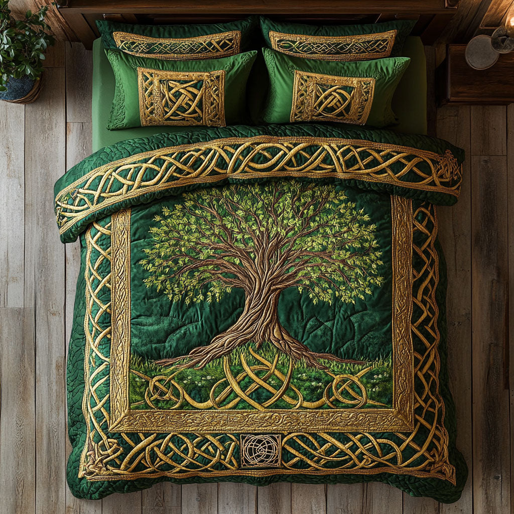 Celtic Tree Of Life WX1302428CL Quilted Bedding Set