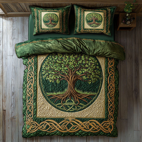 Celtic Tree Of Life WX1302429CL Quilted Bedding Set
