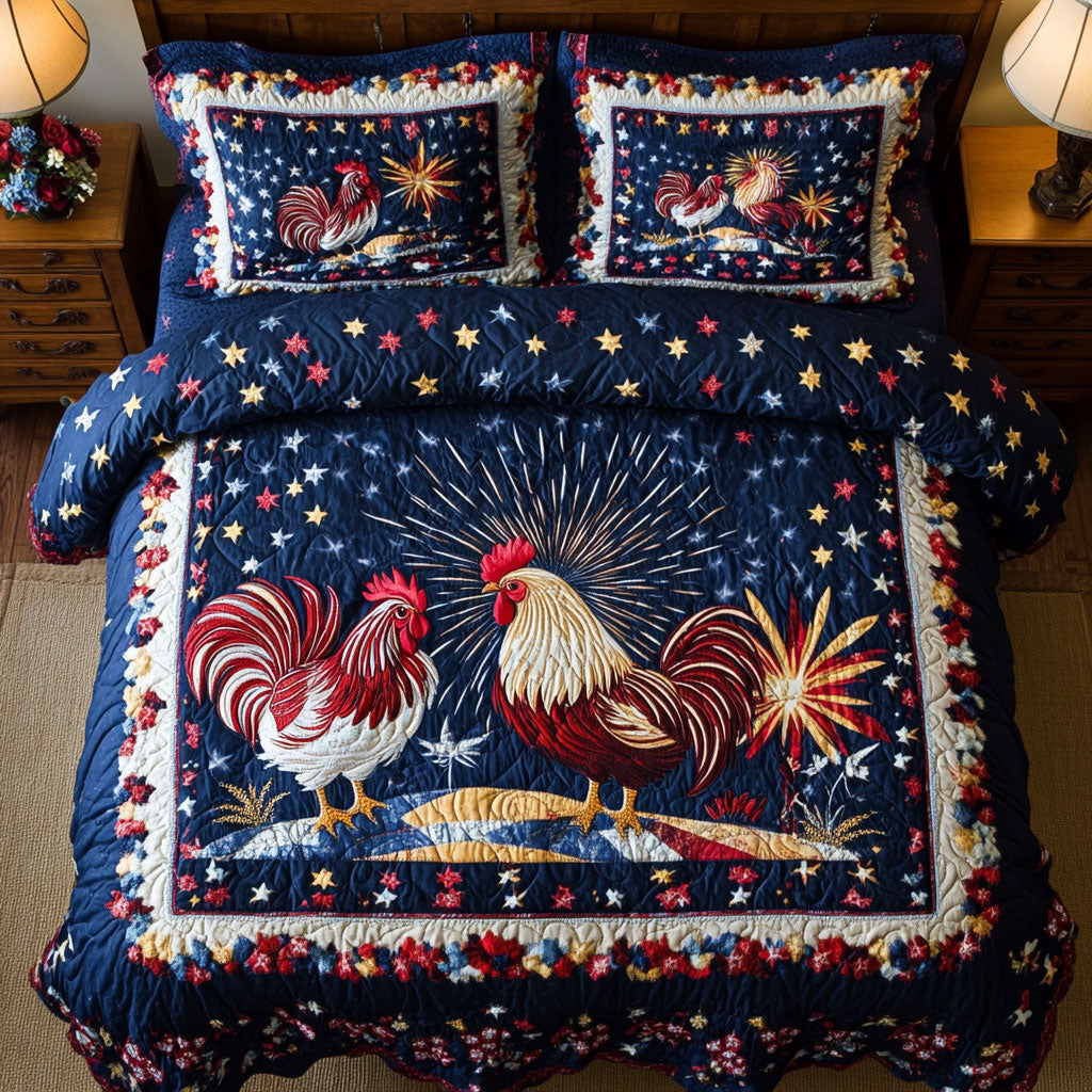 Chicken Firework WX1002012CL Duvet Cover Set