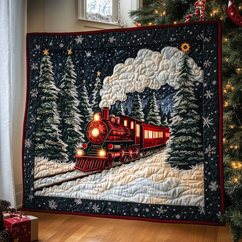 Christmas Train WJ1110009CL Quilt Blanket