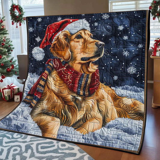 Golden Retriever  Is Intelligent WO1408020CL Quilt Blanket