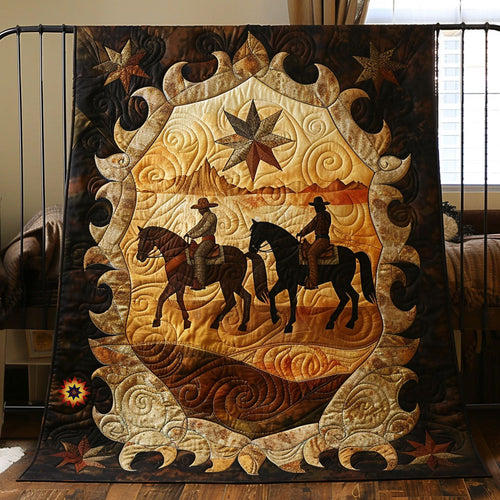 Cowboy Horse WJ1110010CL Quilt Blanket