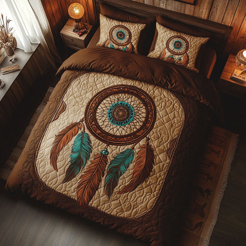 Dreamcatcher Native American WX2402014CL Quilted Bedding Set
